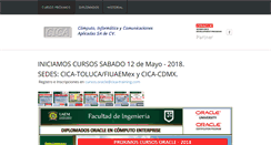 Desktop Screenshot of cica-training.com